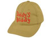 Wings Beachwear Daddy s Buddy Youth Kid Relaxed Adjustable Velcro Khaki Hat Cap