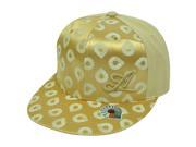 Akademiks Urban Urban Clothing Hip Hop Music Snapback Gold Satin Hat Cap 7 1 2