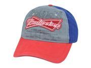 Budweiser Distressed Snapback King of Beer Liquor Garment Wash Relaxed Hat Cap