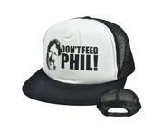 Viva La Bam Margera Dont Feed Phil MTV Flat Bill Mesh Trucker Snapback Hat Cap