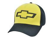Chevrolet General Motors GM Chevy Car Brand Sun Buckle Yellow Curved Bill Hat Cap