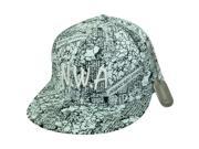 N.W.A Niggaz Wit Attitudes Hip Hop Music Group Compton Fitted 7 5 8 Mens Hat Cap
