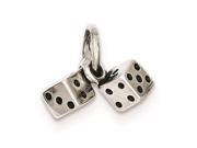 Sterling Silver Antique Dice Charm Sterling Silver Antique Dice Charm