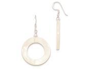 Sterling Silver White Mother of Pearl Earrings