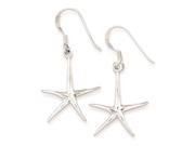 Sterling Silver Star Fish Dangle Earrings