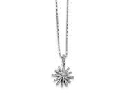Sterling Silver CZ Brilliant Embers Star Necklace Sterling Silver CZ Brilliant Embers Star Necklace