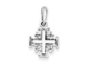 14k White Gold Jerusalem Cross Charm 14k White Gold Jerusalem Cross Charm