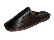 MENS DUNLOP LUXURY FAUX LEATHER SLIP ON MULE CASUAL SLIPPERS SANDALS SHOE SIZE