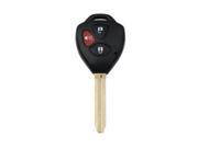 REMOTE KEY REPLACEMENT SHELL CASE BLANK 3 BUTTON BLANK KEY FOR TOYOTA