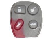 Keyless Entry Remote 4 Button Rubber Key Pad for Chevrolet 25695954