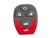 Keyless Remote Replacement 5 Button Pad for GM Chevrolet 15912860