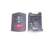 Keyless Entry Remote Replacement Housing Shell Case 3 Buttons for Mazda BGBX1T478SKE12501SKE125 01