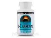 L Carnosine 500 mg 60 Tablets by Source Naturals