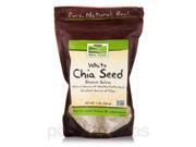 NOW Real Food White Chia Seeds Blanco Salvia 1 lb 454 Grams by NOW