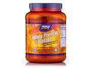 NOW Sports Whey Protein Isolate Toffee Caramel Fudge Flavor 1.8 lbs 816 G