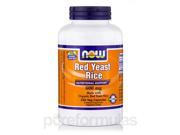 Red Yeast Rice 600 mg 240 Veg Capsules by NOW