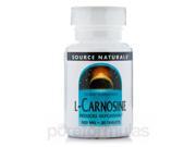 L Carnosine 500 mg 30 Tablets by Source Naturals