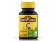 Vitamin C 500 mg with Rose Hips 130 Caplets by Nature Made