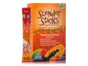NOW Real Food Tropical Punch with Fiber Sugar Free Drink Sticks Box of 12 P