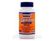 L Carnitine 250 mg 60 Capsules by NOW