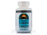 Guarana Energizer 900 mg 60 Tablets by Source Naturals