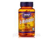 NOW? Sports D Ribose 750 mg 60 Vegetarian Capsules by NOW