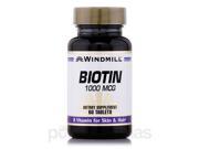 Biotin 1000 mcg 60 Tablets by Windmill
