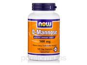 D Mannose 500 mg 120 Capsules by NOW