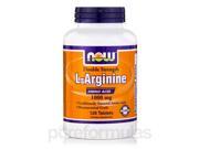 L Arginine 1000 mg Double Strength 120 Tablets by NOW