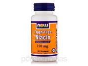 Flush Free Niacin 250 mg 90 Veg Capsules by NOW