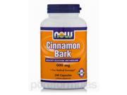 Cinnamon Bark 600 mg 240 Capsules by NOW