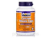 Calcium Citrate Caps 120 Vegetarian Capsules by NOW