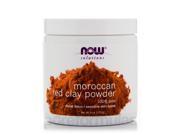 NOW Solutions Moroccan Red Clay Powder 6 oz 170 Grams by NOW