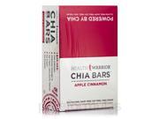 Chia Bars Apple Cinnamon Box of 15 Bars by Health Warrior
