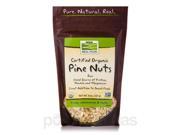 NOW Real Food Pine Nuts Certified Organic 8 oz 227 Grams by NOW