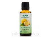 NOW Organic Essential Oils Lemon Oil 1 fl. oz 30 ml by NOW