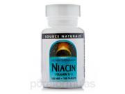 Niacin 100 mg 100 Tablets by Source Naturals