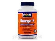 Omega 3 Molecularly Distilled 180 Softgels by NOW