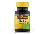 B 12 500 mcg 100 Tablets by Nature Made