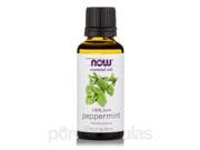 NOW Essential Oils Peppermint Oil 1 fl. oz 30 ml by NOW