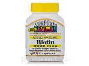 Biotin 5000 mcg Super Potency 110 Capsules by 21st Century