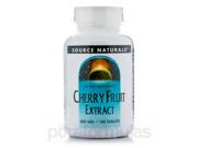 Cherry Fruit Extract 500 mg 180 Tablets by Source Naturals