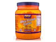 NOW Sports Whey Protein Isolate 100% Pure Unflavored 1.2 lbs 544 Grams