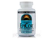 EpiCor with Vitamin D 3 120 Capsules by Source Naturals