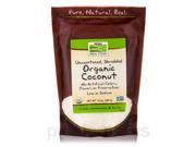 NOW Real Food Organic Coconut Unsweetened Shredded 10 oz 284 Grams by