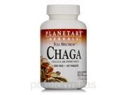 Full Spectrum Chaga 1000 mg 60 Tablets by Planetary Herbals