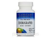 Full Spectrum Andrographis 400 mg 120 Tablets by Planetary Herbals