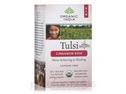 Tulsi Cinnamon Rose Tea 18 Bags 1.14 oz 32.4 Grams by Organic India