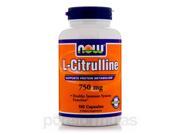 L Citrulline 750 mg 180 Veg Capsules by NOW