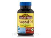Flaxseed Oil 1000 mg 100 Softgels by Nature Made